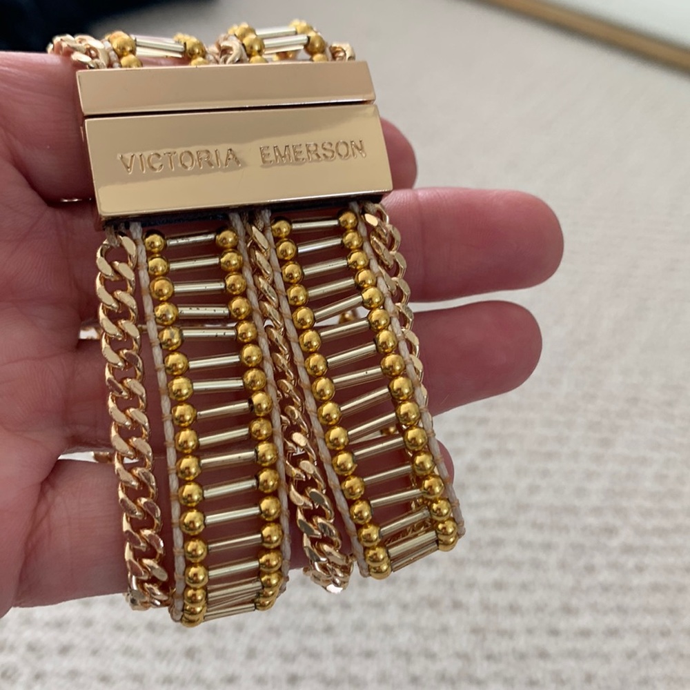 Victoria Emerson Gold and Silver Bracelet